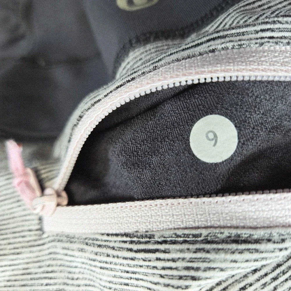 Lululemon Leggings Womens‎ 6 Black Capri Pockets Zip Pocket High Rise Yoga